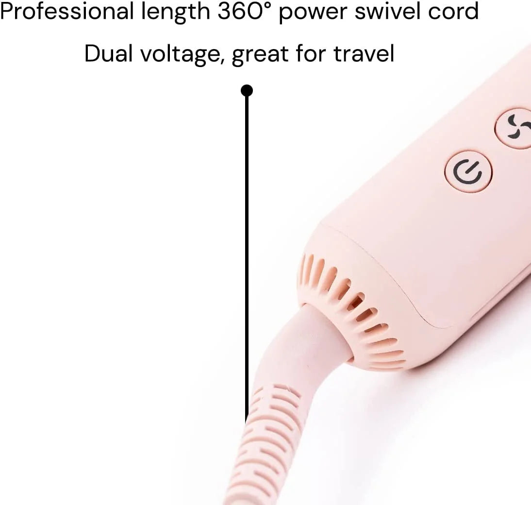 Le Duo 360° Airflow Styler | 2-In-1 Curling Wand & Titanium Flat Iron Hair Straightener