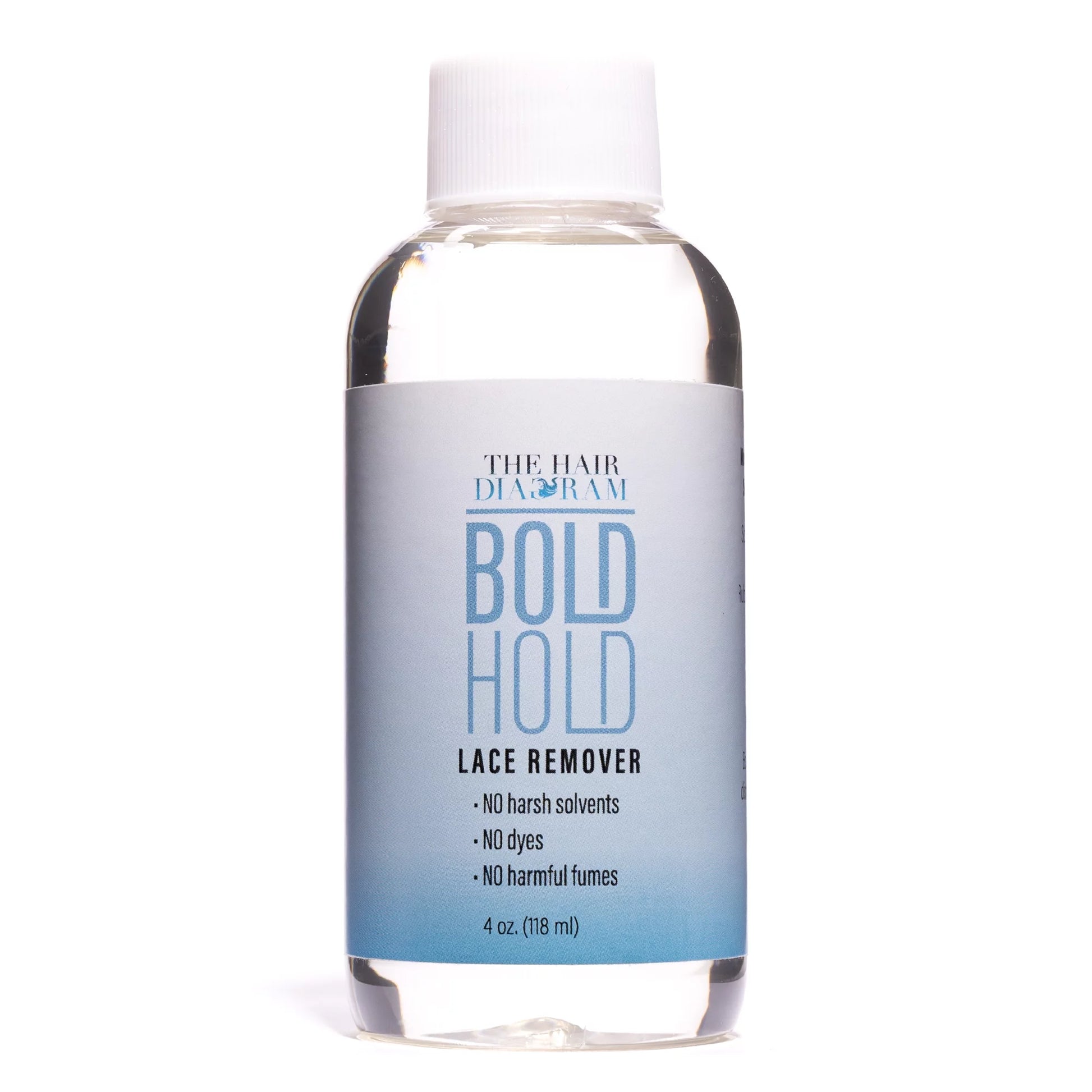 Bold Hold Lace Remover Bond Release Spray, Residue Removal for Wigs, Extensions and Hair Systems, 4 Oz